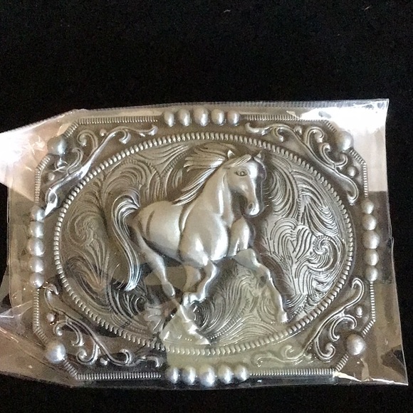 Western Horse Belt Buckle New Zinc Alloy - Picture 5 of 5